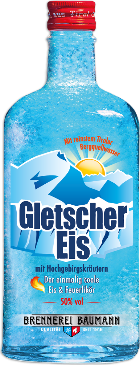 Baumann GletscherEis® Ice and Fire Liqueur 50% Vol. 0,7l