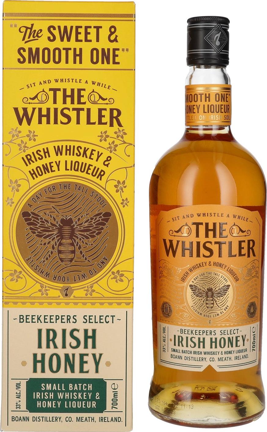 The Whistler IRISH HONEY Ireland Whisky & Honey Liqueur 33% Vol. 0,7l