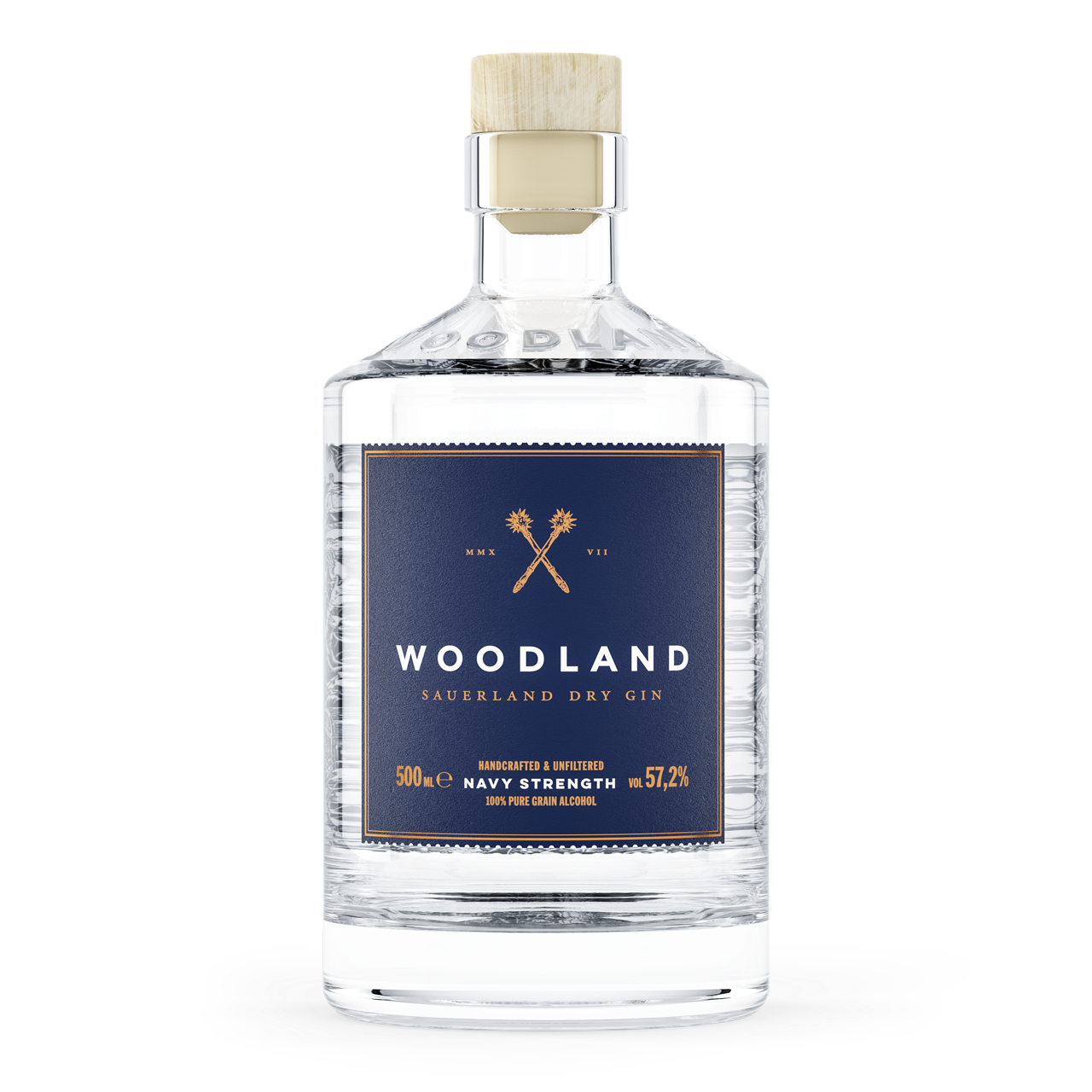 Woodland NAVY STRENGTH Gin 57,2% Vol. 0,5l