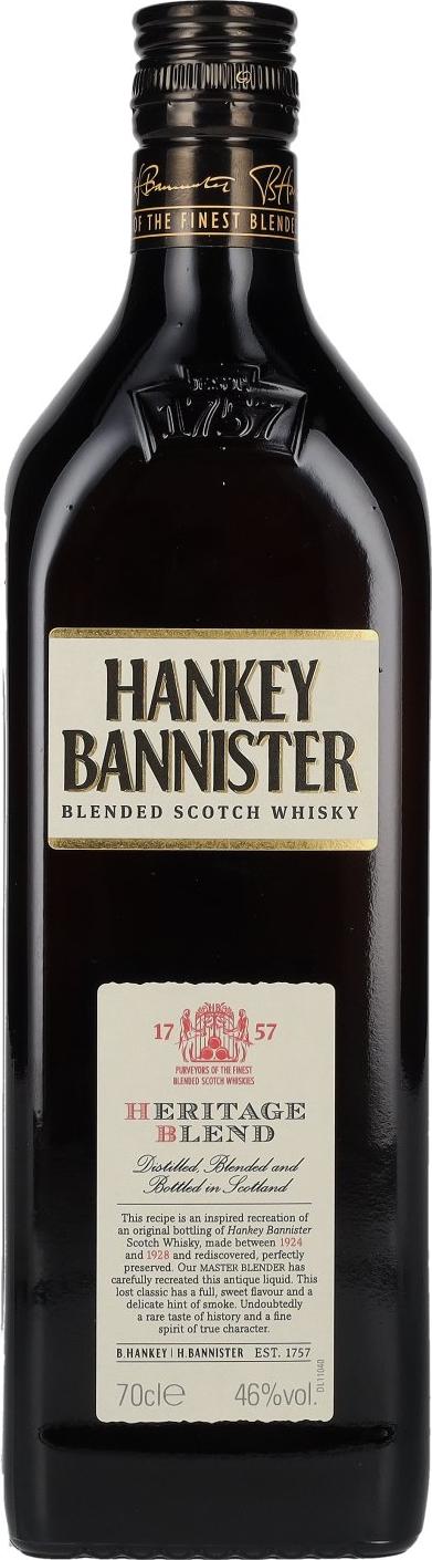 Hankey Bannister HERITAGE BLEND Blended Scotch Whisky 46% Vol. 0,7l