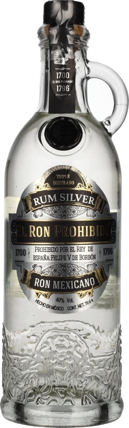 El Ron Prohibido Rum SILVER Ron Mexicano 40% Vol. 0,7l