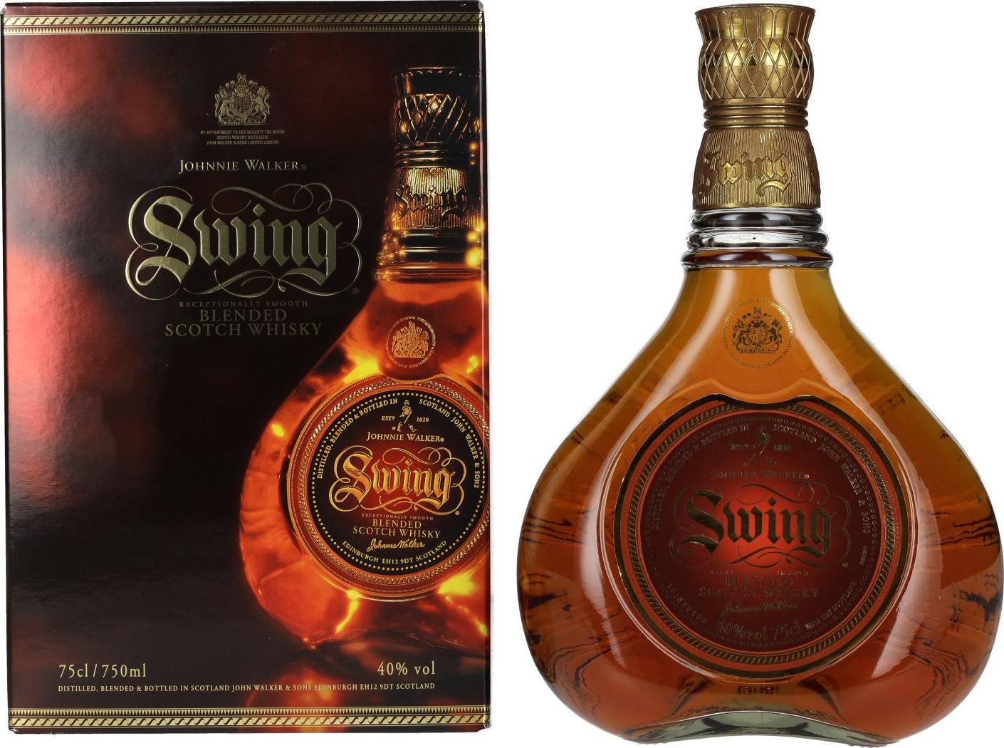 Johnnie Walker SWING Blended Scotch Whisky 40% Vol. 0,75l in Giftbox