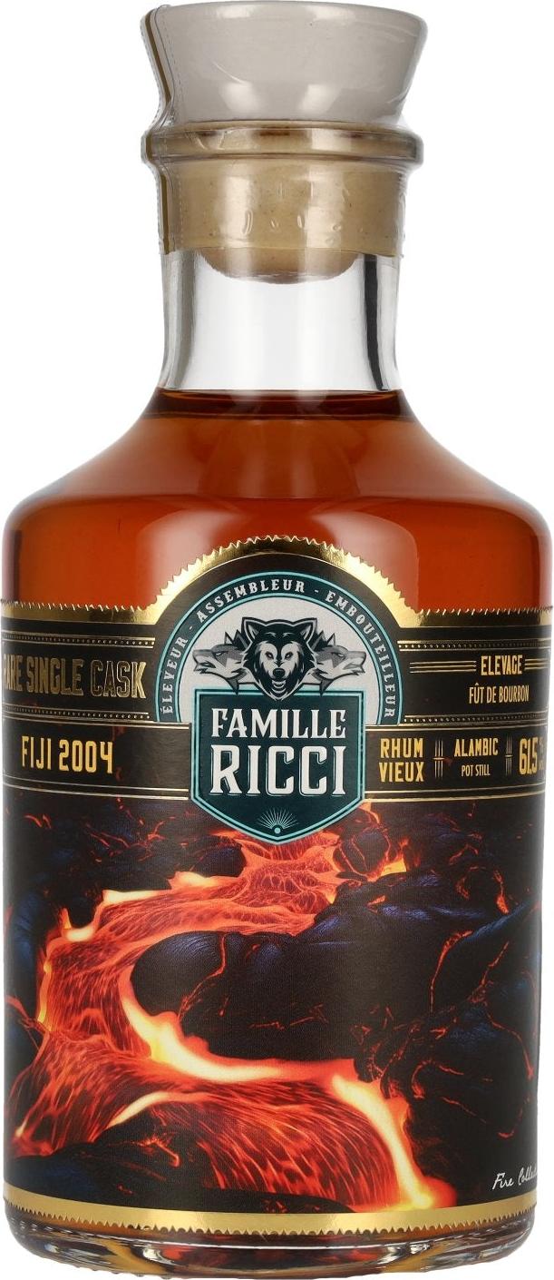 Famille Ricci Fiji Rare Single Cask Rhum Vieux 2004 61.5% Vol. 0.5l