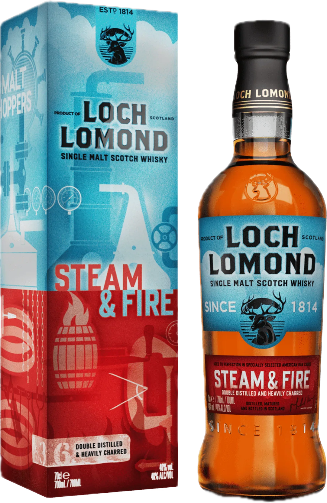 Loch Lomond STEAM & FIRE Single Malt Scotch Whisky 46% Vol. 0,7l