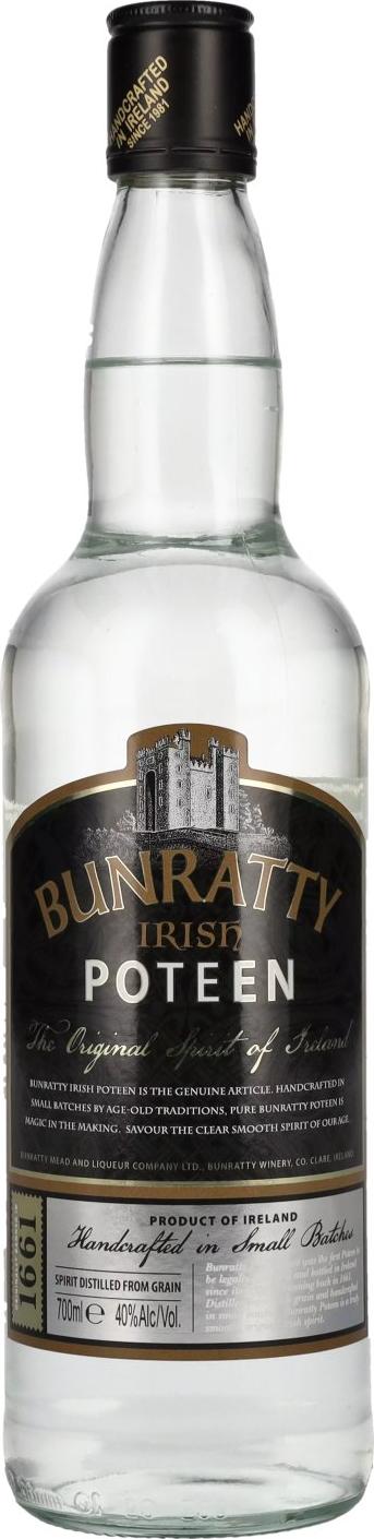 Bunratty Irish POTCHEEN 40% Vol. 0,7l