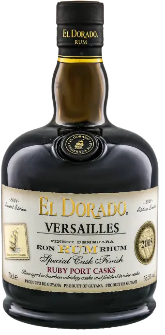 El Dorado VERSAILLES Special Ruby Port Casks Rum 2005 55,5% Vol. 0,7l