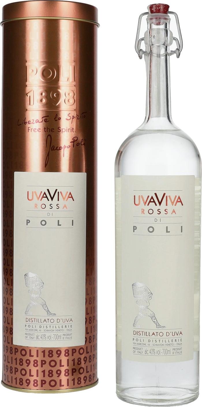 Poli UVAVIVA Rossa 40% Vol. 0,7l in Tinbox