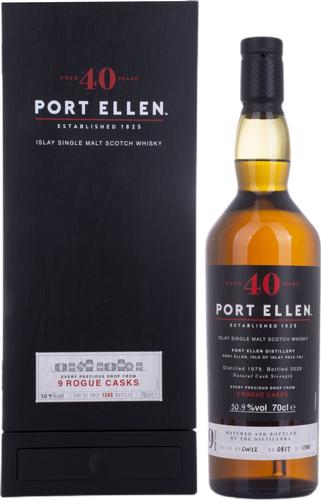 Port Ellen 40 Years Old 1979/2020 9 Rogue Casks 50,9% Vol. 0,7l in Giftbox