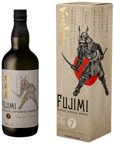 Fujimi The 7 Virtues Blended Japanese Whisky 40% Vol. 0,7l in Giftbox