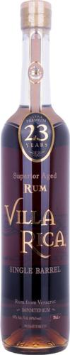 Villa Rica Single Barrel Ultra Premium 23 Years Old Superior Aged Rum 40% Vol. 0,7l