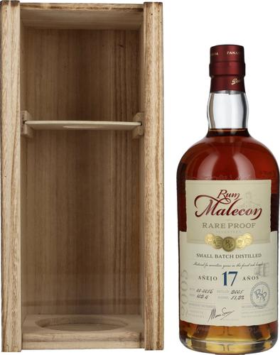 17YO RARE PROOF 2005 51,2% Vol. 0,7l in Wooden case