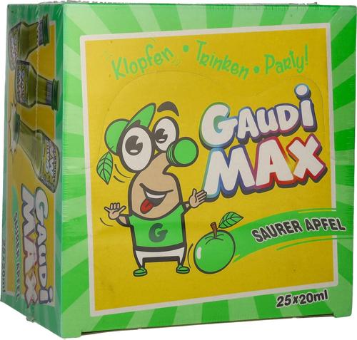Gaudi-Max SAURER APFEL 16% Vol. 25x0,02l