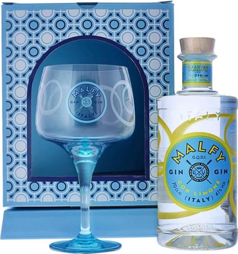 CON LIMONE 41% Vol. 0,7l in Giftbox with glass