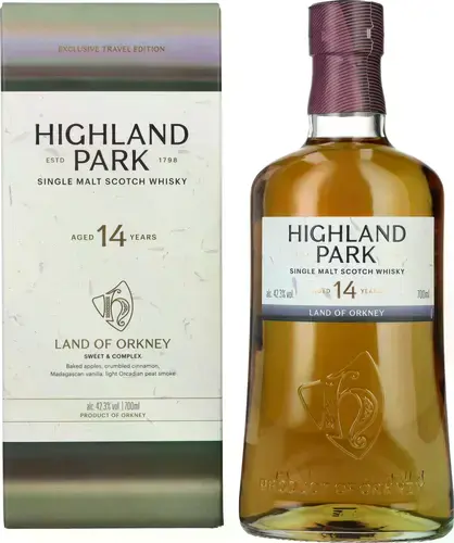 14 Years Old LAND OF ORKNEY Single Malt Scotch Whisky 42,3% Vol. 0,7l in Giftbox