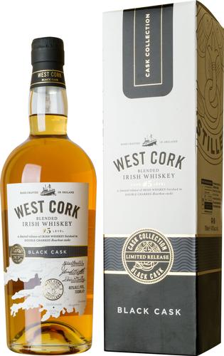 BLACK CASK Irish Whiskey 40% Vol. 0,7l in Giftbox