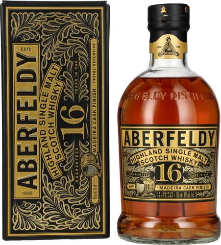 16 Years Old Highland Single Malt MADEIRA CASK FINISH 40% Vol. 0,7l in Giftbox