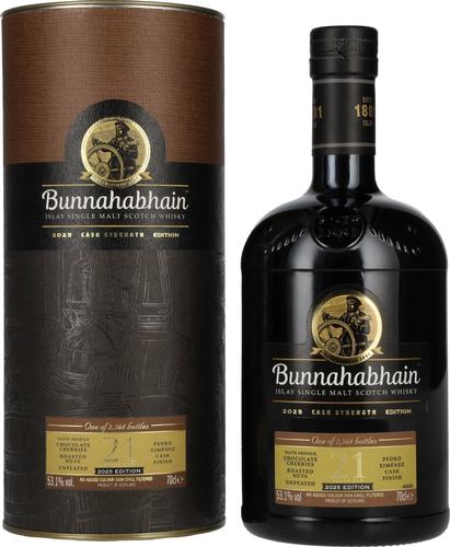 21 Years Old Islay Single Malt Cask Strength Edition 2025 53,1% Vol. 0,7l in Giftbox