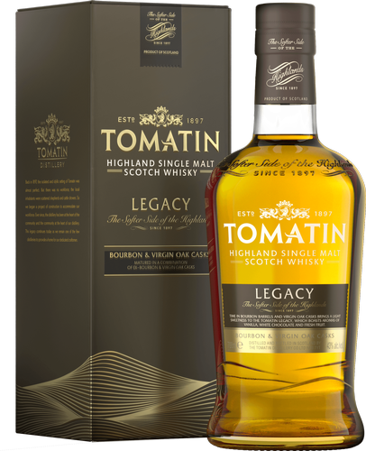 Legacy Highland Single Malt Scotch Whisky 43% Vol. 0,7l in Giftbox