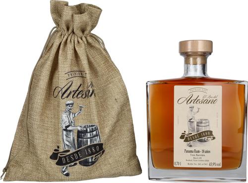 18 Años Tes Barriles Panama Rum 43,9% Vol. 0,7l in Linen bag