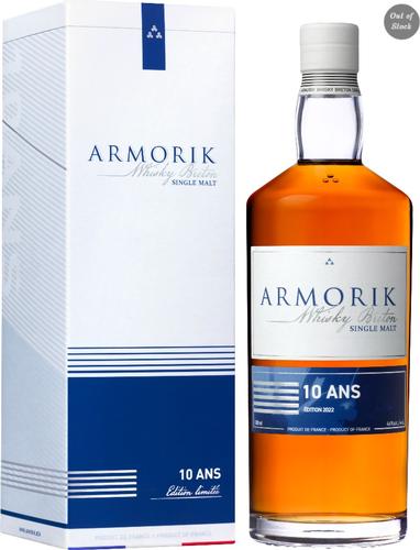 10 Ans Whisky Breton Single Malt Edition Limitée 2022 46% Vol. 0,7l in Giftbox