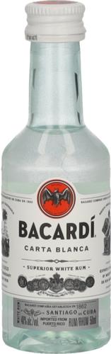 Ron Carta Blanca Superior PET (mini) 40% Vol. 0,05l