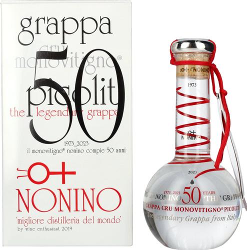 Grappa The Legendary Cru Monovitigno Picolit 50% Vol. 0,5l in Giftbox