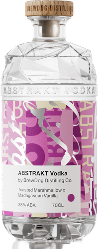 ABSTRAKT Vodka TOASTED MARSHMALLOW x MADAGASCAN VANILLA 38% Vol. 0,7l