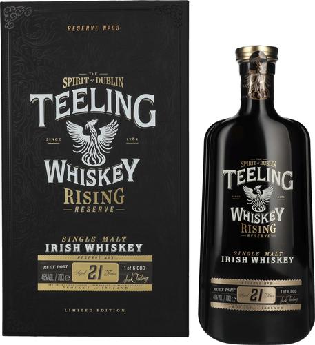 21 Years Old Single Malt RISING RESERVE No. 3 46% Vol. 0,7l in Giftbox