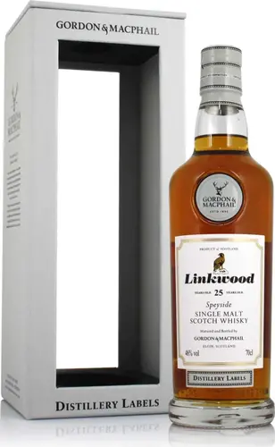 LINKWOOD 25 Years Old Distillery Labels 46% Vol. 0,7l in Giftbox