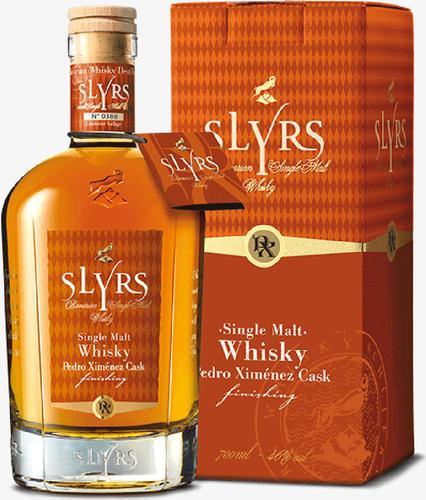 Slyrs Single Malt Whisky Pedro Ximénez Cask Finish 46% Vol. 0,7l in Giftbox