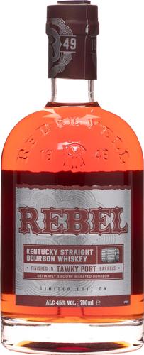 Rebel Kentucky Straight Bourbon Whiskey TAWNY PORT Barrel Finish 45% Vol. 0,7l
