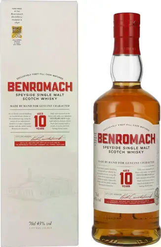 AGED 10 YEARS 43% Vol. 0,7l in Giftbox