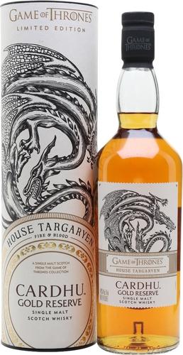 Cardhu Gold Reserve GAME OF THRONES House Targaryen Single Malt Collection 40% Vol. 0,7l in Giftbox