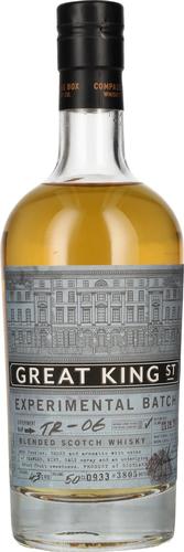 GREAT KING Blended Scotch Whisky Experimental Batch TR-06 43% Vol. 0,5l