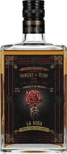 Loteria LA ROSA Añejo Tequila 100% de Agave 40% Vol. 0,35l