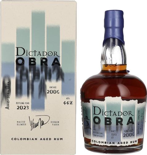 OBRA VINTAGE 17 Years Old AMERICAN OAK CASK Rum 2006 44% Vol. 0,7l in Giftbox