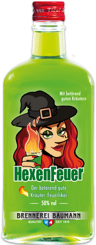 Baumann HexenFeuer Herbal Fire Liqueur 50% Vol. 0,5l