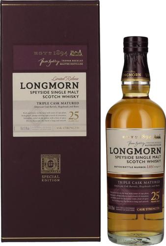 25 Years Old Speyside Single Malt Scotch Whisky 52,8% Vol. 0,7l