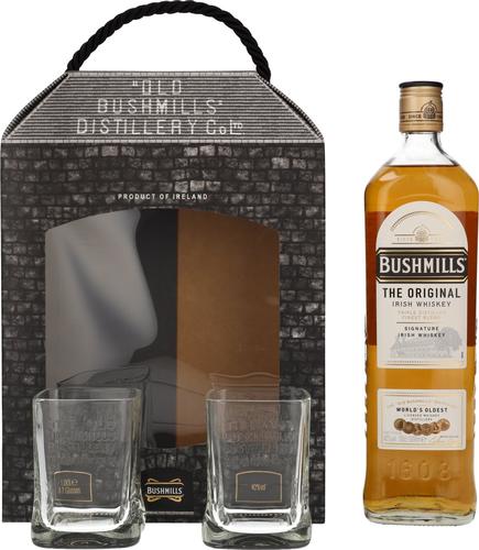The Original Irish Whiskey 40% Vol. 1l in Giftbox with 2 glasses