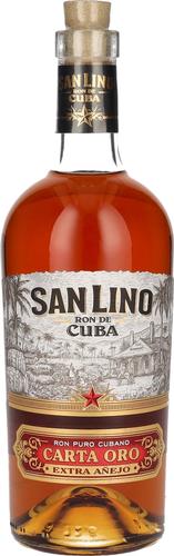 San Lino Ron de Cuba CARTA ORO Extra Añejo 40% Vol. 0,7l