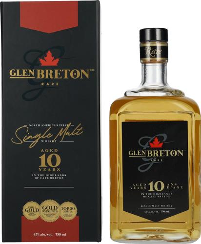 Rare 10 Years Old Canada's First Single Malt Whisky 43% Vol. 0,75l in Giftbox