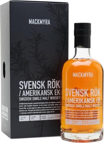 SVENSK RÖK Amerikansk EK Swedish Single Malt Whisky 46,1% Vol. 0,7l in Giftbox