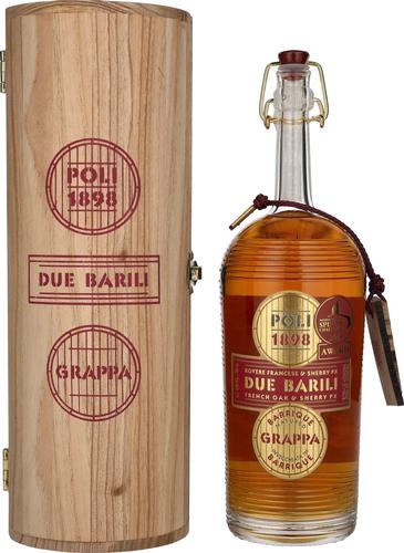 Grappa Barrique Due Barili 40% Vol. 0,7l in Wooden case