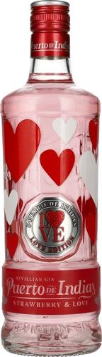 Puerto de Indias STRAWBERRY & LOVE Valentines Edition Gin 37,5% Vol. 0,7l