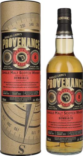 PROVENANCE Benriach 8 Years Old Single Cask Malt 2014 46% Vol. 0,7l in Giftbox