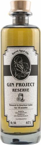 GIN PROJECT RESERVE Barrel Aged Gin 47% Vol. 0,5l