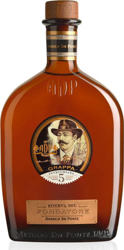 Grappa Riserva del Fondatore Aged 5 Years 40% Vol. 0,5l