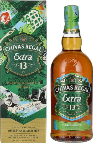 EXTRA 13 Years Old IRISH CASKS SELECTION 40% Vol. 1l in Giftbox