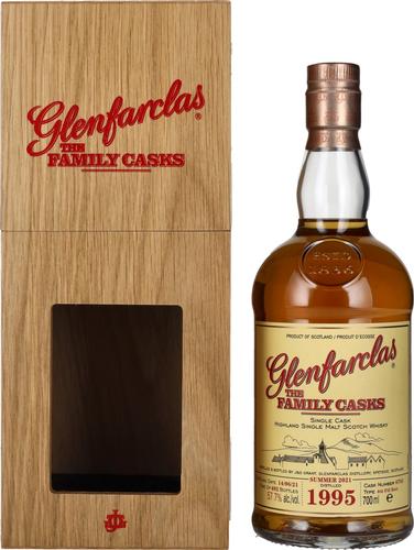 THE FAMILY CASKS SUMMER 2021 4th Fill Butt 1995 57,7% Vol. 0,7l in Wooden box