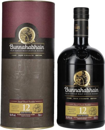 12 Years Old Islay Single Malt Cask Strength Edition 2025 56,4% Vol. 0,7l in Giftbox